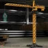 Set de construcție macara turn cu piese din aliaj