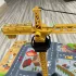 Set de construcție macara turn cu piese din aliaj