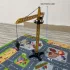 Set de construcție macara turn cu piese din aliaj