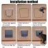 Ușă pentru Pisici cu Ventilație și Încuietoare de Siguranță în 4 Direcții