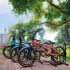 Bicicletă BMX din aliaj 1:8