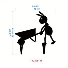 Decorațiune de grădină cu furnici