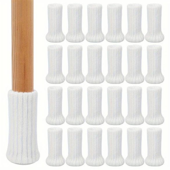 Set 24 bucăți protecții pentru picioare de mobilier, șosete pentru scaune