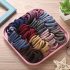 Set de 50 elastice colorate pentru păr