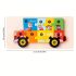 Puzzle 3D din lemn Montessori