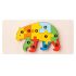 Puzzle 3D din lemn Montessori