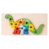 Puzzle 3D din lemn Montessori
