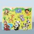 Puzzle din lemn Montessori pentru dezvoltare