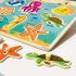 Puzzle din lemn Montessori pentru dezvoltare