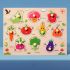 Puzzle din lemn Montessori pentru dezvoltare