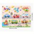 Puzzle din lemn Montessori pentru dezvoltare