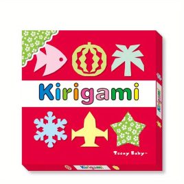 Set origami/kirigami colorat pentru copii