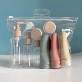Set de depozitare cosmetică de 11 piese pentru călătorii