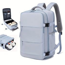   Rucsac de călătorie cu capacitate mare, cu buzunar pentru pantofi