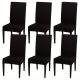 Set de 6 huse pentru scaune