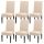 Set de 6 huse pentru scaune