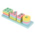 Joc Montessori de sortare a formelor geometrice