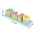 Joc Montessori de sortare a formelor geometrice