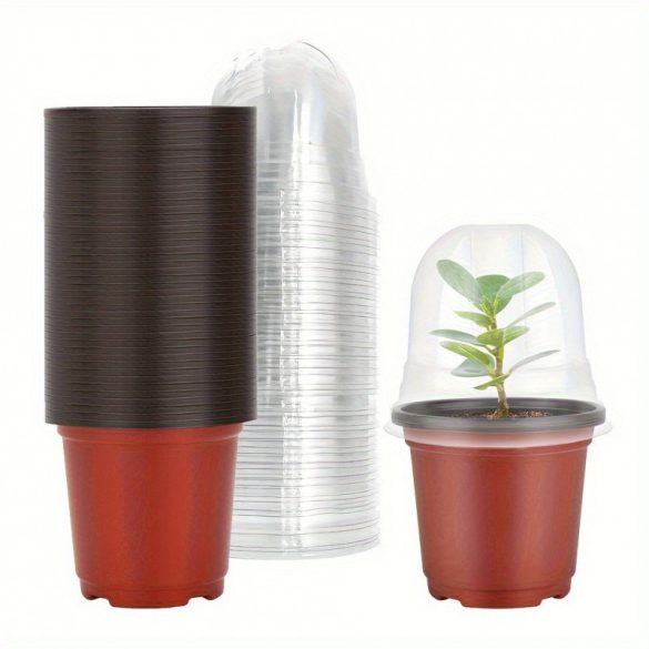 Set de 40 ghivece de plantare, cu capac etanș