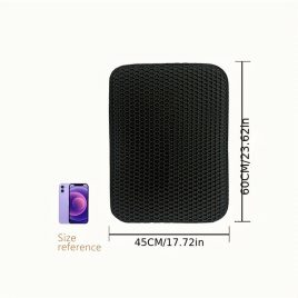   Covor cu două straturi, model fagure, pentru litieră de pisică, 45x60 cm