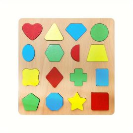 Puzzle din lemn pentru dezvoltarea abilităților