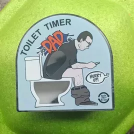 Cronometru cu nisip pentru WC