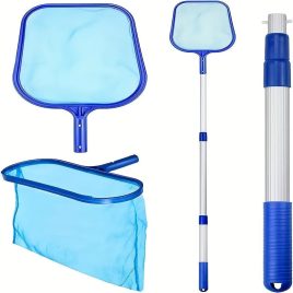 Set plasă skimmer pentru curățarea piscinei