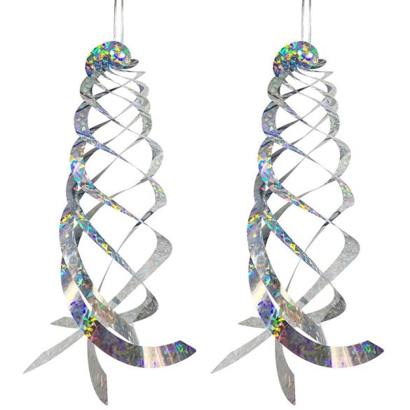2x Spirală reflectorizantă pentru speriat păsări
