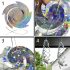 2x Spirală reflectorizantă pentru speriat păsări