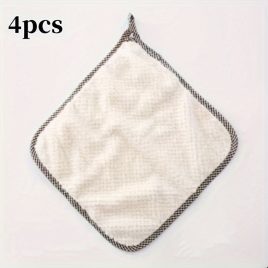 Set 4 lavete de bucătărie din fibre de bambus