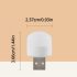 10x Mini USB lampă de noapte, Alb Cald