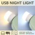 10x Mini USB lampă de noapte, Alb Cald