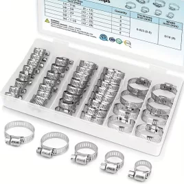   Set de 40 Coliere de Furtun - (2,54/10,16 cm - 2,54-2,54/20,32 cm)