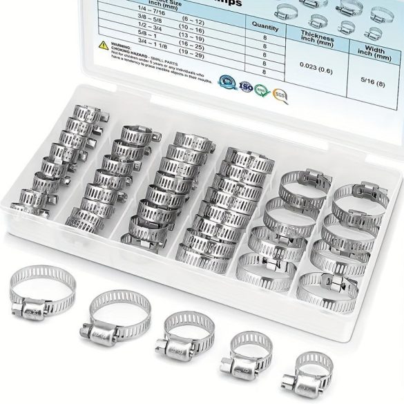 Set de 40 Coliere de Furtun - (2,54/10,16 cm - 2,54-2,54/20,32 cm)