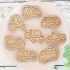 Forme de Biscuiți Utilaje, Set de 8 ștampile