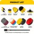 Set de 7 Perii de Curățare pentru Bormașină