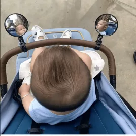 2 bucăți Oglindă Retrovisor Cărucior Copii