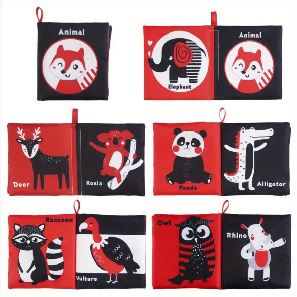 Carte pentru Bebeluși cu Contrast Ridicat