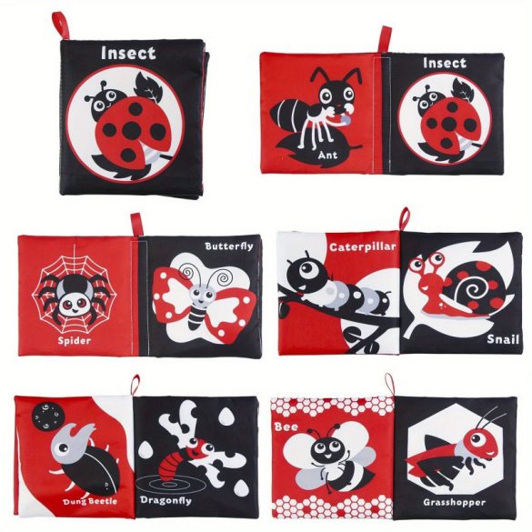 Carte pentru Bebeluși cu Contrast Ridicat