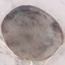   Art Nails accesorii Paletă rotundă din agat pentru unghii, lac gel, amestec și pictură