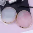 Art Nails accesorii Paletă rotundă din agat pentru unghii, lac gel, amestec și pictură