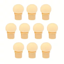   10 bureți rotunzi și moi pentru schimbarea treptată a ojei, pentru manichiură simplă și bricolaj