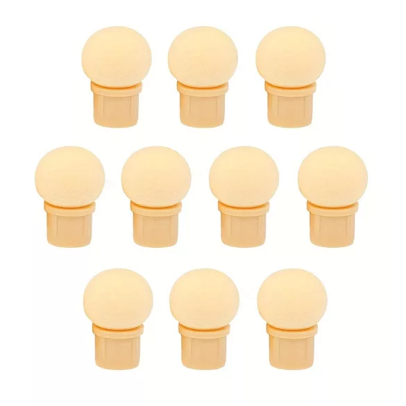 10 bureți rotunzi și moi pentru schimbarea treptată a ojei, pentru manichiură simplă și bricolaj