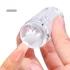 Set de ștampile pentru ojă neagră cu racletă - Instrument DIY simplu pentru manichiură profesională