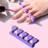 20 separatoare de degete în formă de inimă - Soft Gel UV Beauty Tools pentru manichiură și pedichiură profesională