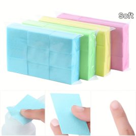   630 șervețele de unică folosință pentru îndepărtarea lacului de unghii, pernuțe moi fără scame pentru unghii acrilice și gel