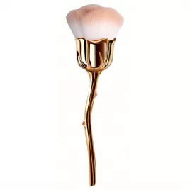   Perie pentru unghii în formă de floare de trandafir, pensule de machiaj cu peri moi, accesoriu pentru manichiură și pedichiură, pensulă cosmetică cu mâner cu model floral