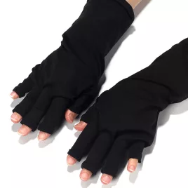   Mănuși UV pentru manichiură cu gel, manichiură fără degete, mănuși protectoare UV pentru uz casnic și exterior