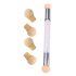 Set de pensule pentru decorarea unghiilor Gradient Sponges cu 4 capete interschimbabile – instrumente pentru acrilgel, sclipici și pudră pentru profesioniști în arta unghiilor