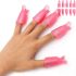 Set de 10 dispozitive de îndepărtare a gelului UV - Clipsuri profesionale din plastic pentru decorarea unghiilor, ușor de aplicat și îndepărtat